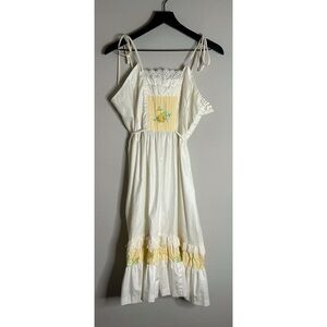 Young Edwardian by Arpeja Vintage 70s Cottagecore Dress